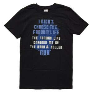 Doctor Who T-Shirt Set: Choose Fandom Run