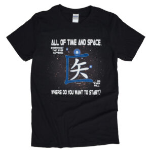 Doctor Who T-Shirt Set: All of Time Space Kanji