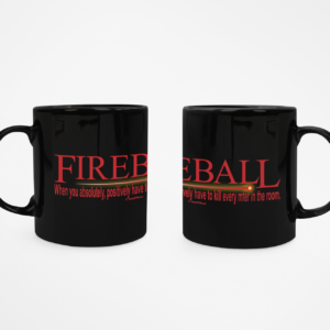 Gamer Coffee Mug: Fireball Censored