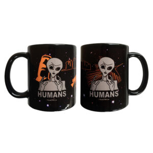 Humans Coffee Mug: Ancient Aliens Parody